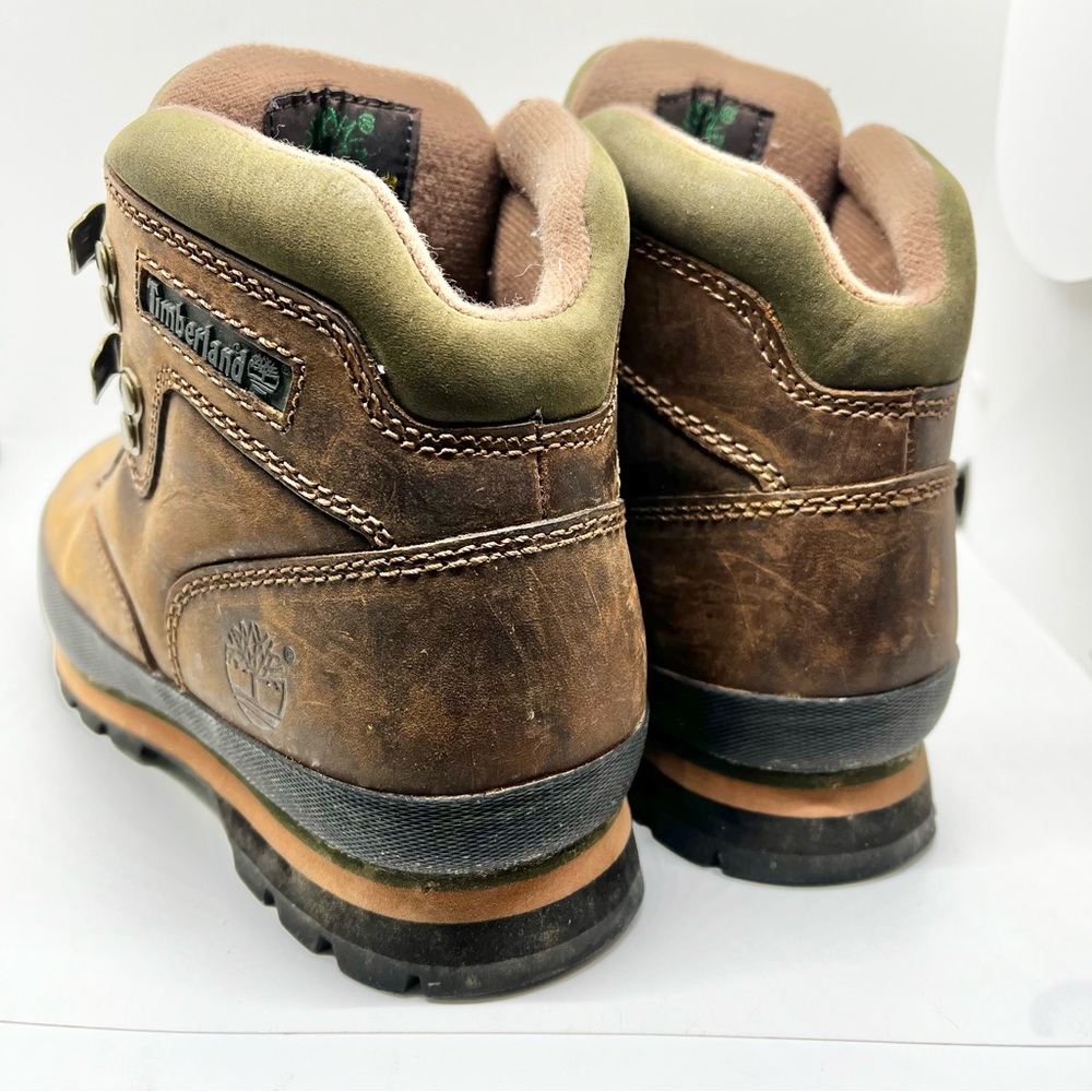 Timberland Hiking Boots Classic Leather Euro Hiker Ankle 95310 Women's Boots 8.5 - Picture 4 of 9